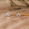 Classic Round Cut Lab-Grown Diamond Stud Earrings